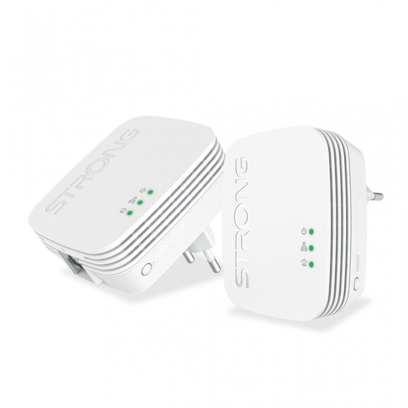 Strong POWERL600DUOMINI PowerLine network adapter 600 Mbit s Ethernet LAN White 2 pc(s)