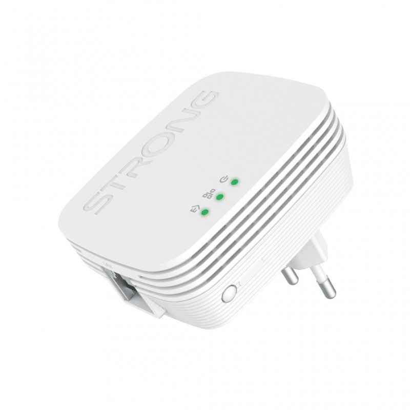 Strong POWERL600DUOMINI Adaptateur réseau CPL 600 Mbit s Ethernet LAN Blanc 2 pièce(s)