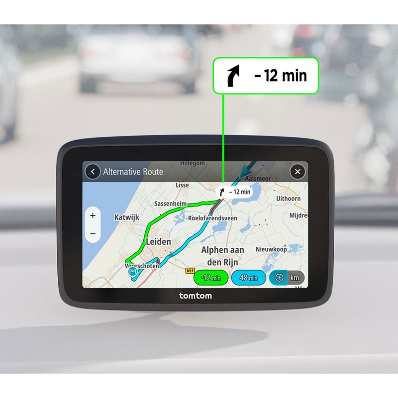 TomTom GO Classic navigateur Fixé 17,8 cm (7") Écran tactile Noir