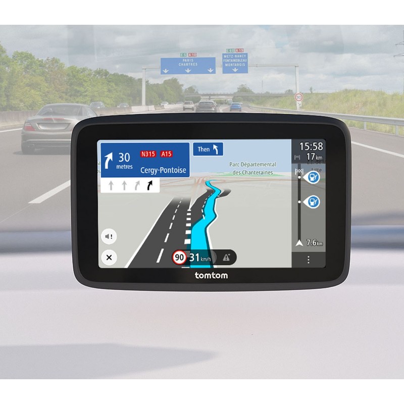 TomTom GO Classic navigateur Fixé 17,8 cm (7") Écran tactile Noir