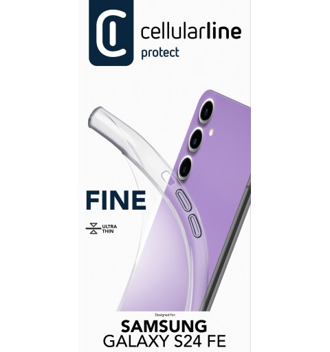 Cellularline FINECGALS24FET coque de protection pour téléphones portables 17 cm (6.7") Housse Transparent