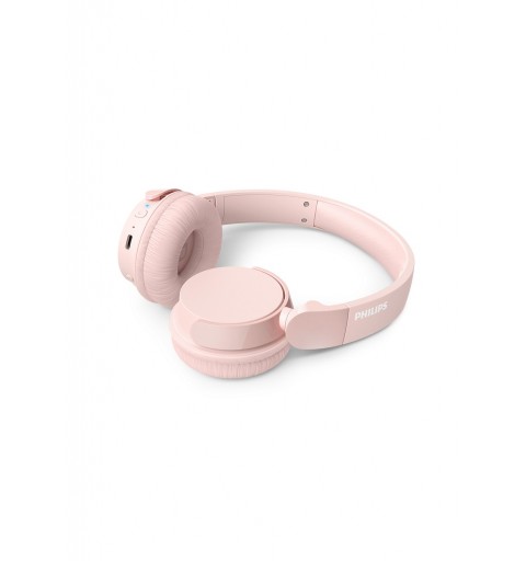 Philips 4000 series TAH4209PK 00 headphones headset Wireless Head-band Calls Music Bluetooth Pink