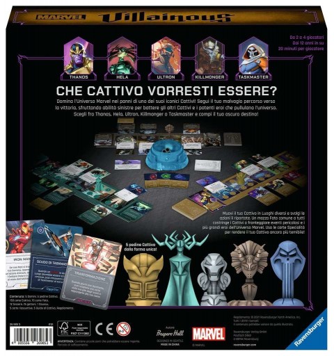 Ravensburger Marvel Villainous Gioco da tavolo Strategia