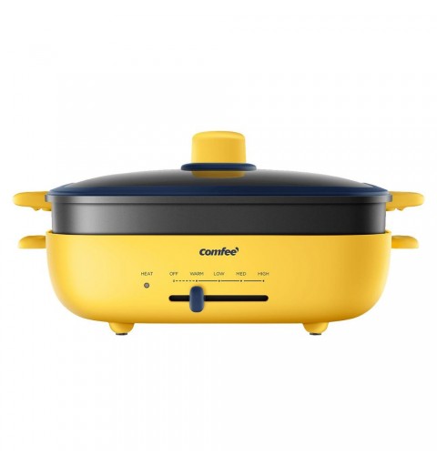 Comfee' MC DH3020A2 Griglia elettrica 6in1 Giallo 1300W