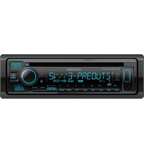 Kenwood Electronics KDC-BT960DAB Black 2000 W Bluetooth