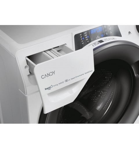 Candy RapidÓ PRO RPW4856BWMR9 1-S lavasciuga Libera installazione Caricamento frontale Bianco D