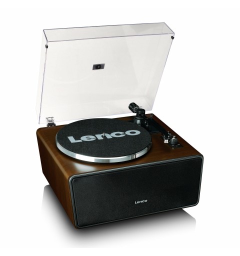 Lenco LS-470WA platine Tourne-disque entraîné par courroie Noir