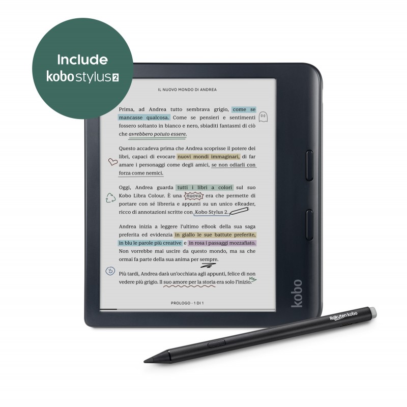 Kobo Pacchetto Libra Colour e Stylus 2