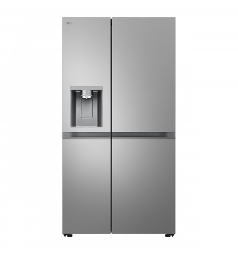 LG GSLE81PYBC Frigorifero Side-by-Side, Classe C, 628L, Wi-Fi, Dispenser senza allaccio, Total No Frost, Prime Silver