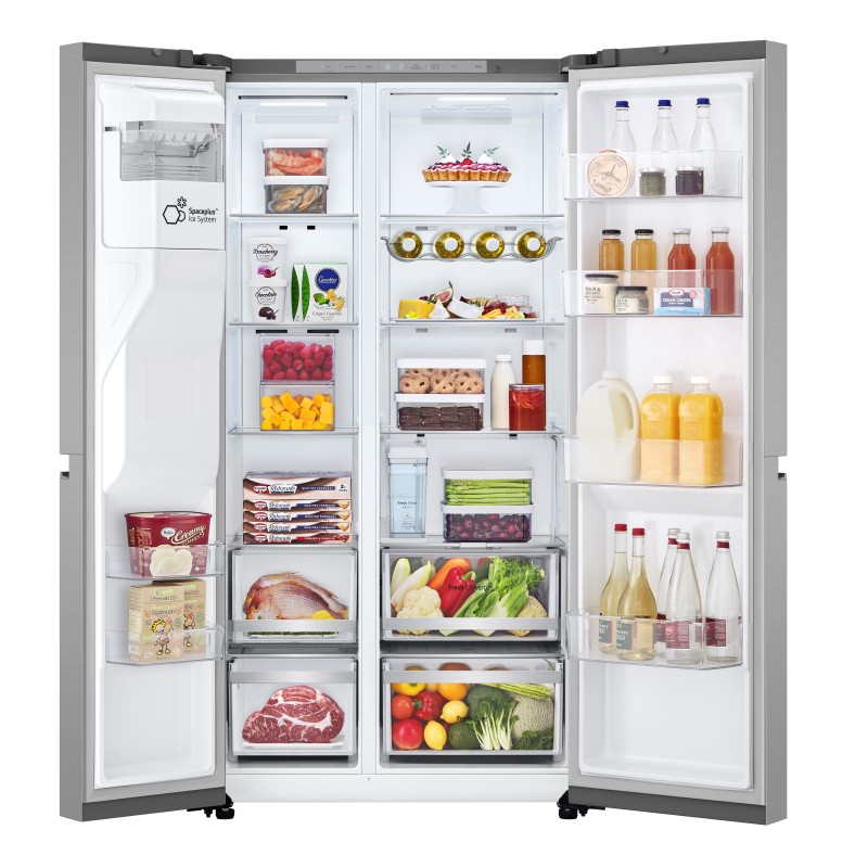 LG GSLE81PYBC frigo américain Pose libre 628 L C Argent