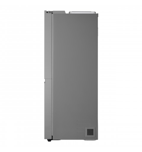 LG GSLE81PYBC Frigorifero Side-by-Side, Classe C, 628L, Wi-Fi, Dispenser senza allaccio, Total No Frost, Prime Silver