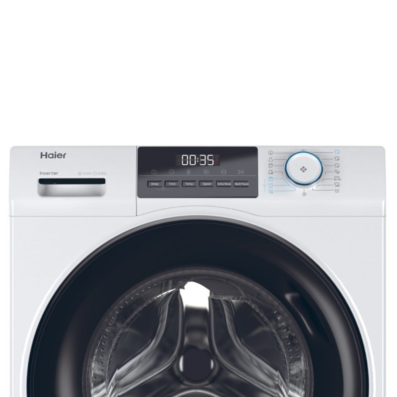 Haier HW90-BP14929A-S machine à laver Charge avant 9 kg 1400 tr min Blanc