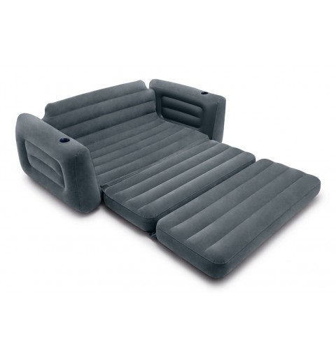 Intex Pull-Out Sofa Aufblasbares Sofa Grau PVC