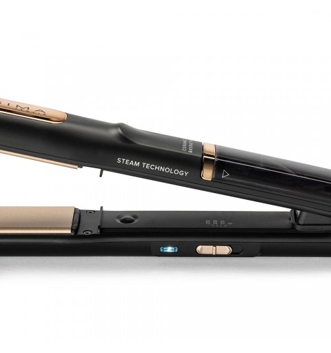 Bellissima Steam Ceramic & Keratin Straightening iron Black, Gold 1.8 m