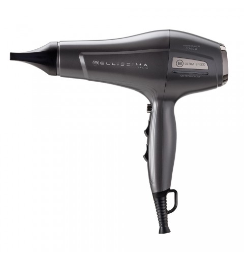 Bellissima 11859 sèche-cheveux 2200 W Gris, Argent