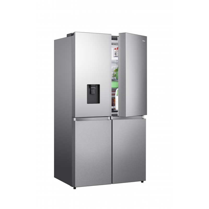 Hisense RQ758N4SWSE frigo américain Pose libre 606 L E Acier inoxydable