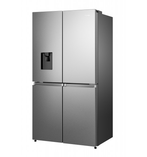 Hisense RQ758N4SWSE frigorifero side-by-side Libera installazione 606 L E Acciaio inox