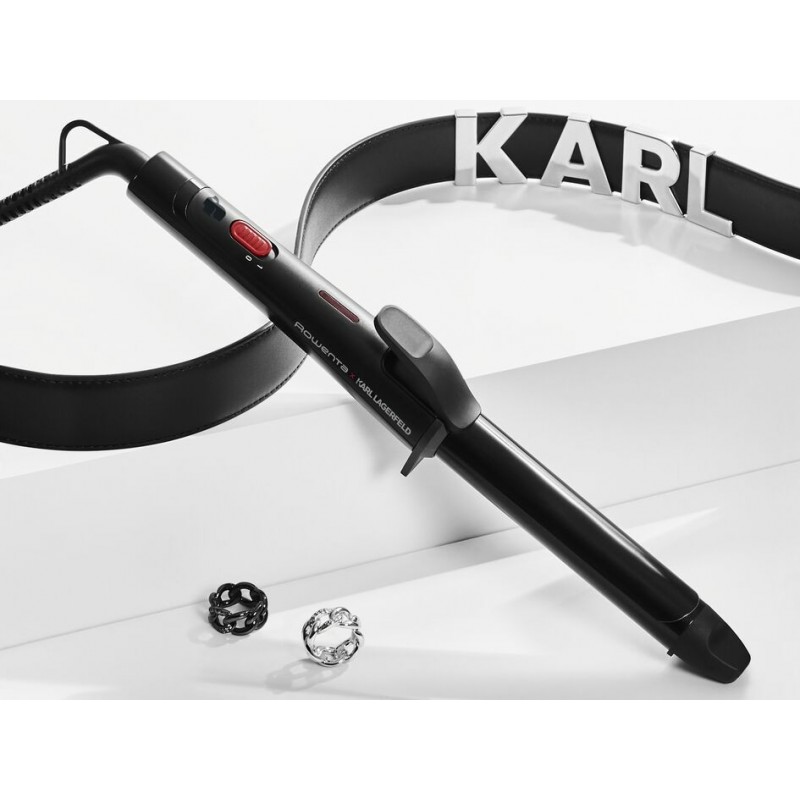 Rowenta X KARL LAGERFELD CF321L Fer à friser À chaleur Noir, Rouge 47 W 1,8 m