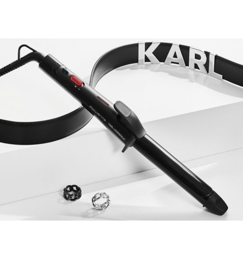 Rowenta X KARL LAGERFELD CF321L Fer à friser À chaleur Noir, Rouge 47 W 1,8 m