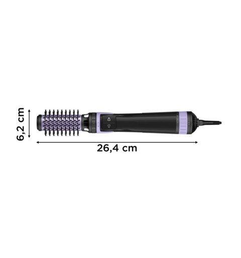 Rowenta Brush Activ Hot air brush Warm Black, Purple 1000 W 1.8 m