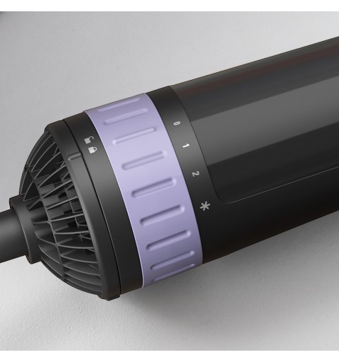 Rowenta Brush Activ Brosse soufflante à air chaud À chaleur Noir, Violet 1000 W 1,8 m