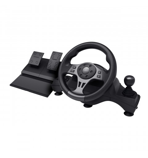 Trust GXT 289 Movi Black USB Steering wheel + Pedals Nintendo Switch, PlayStation 4, Xbox One S, Xbox One X, Xbox Series S,