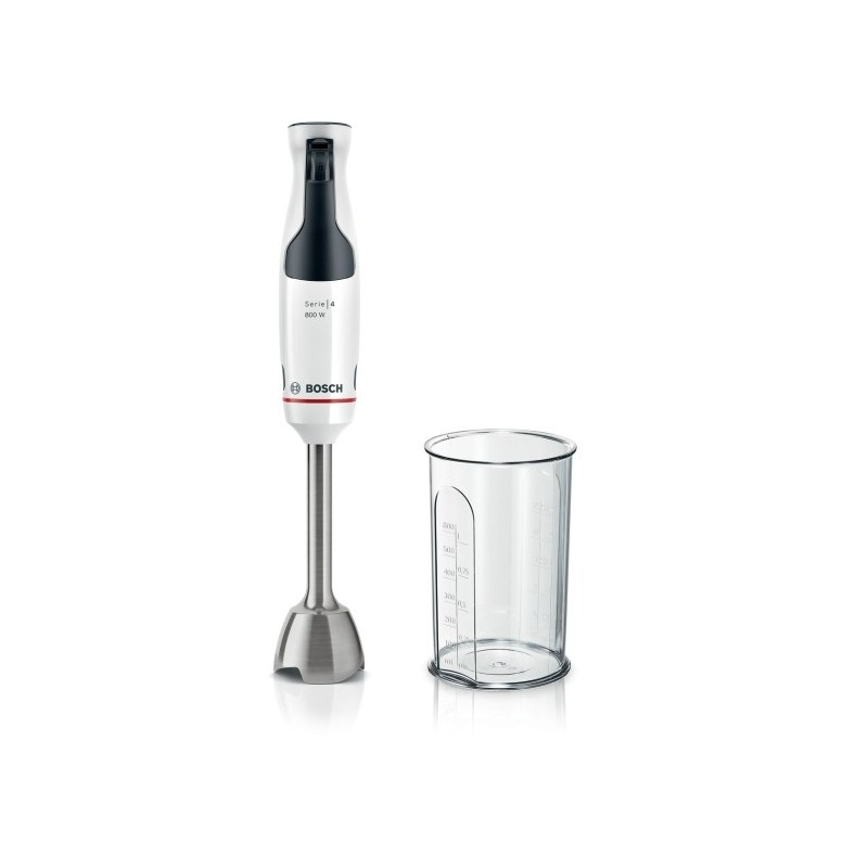 Bosch Serie 4 MSM4W410 blender Mélangeur par immersion 800 W Anthracite, Blanc