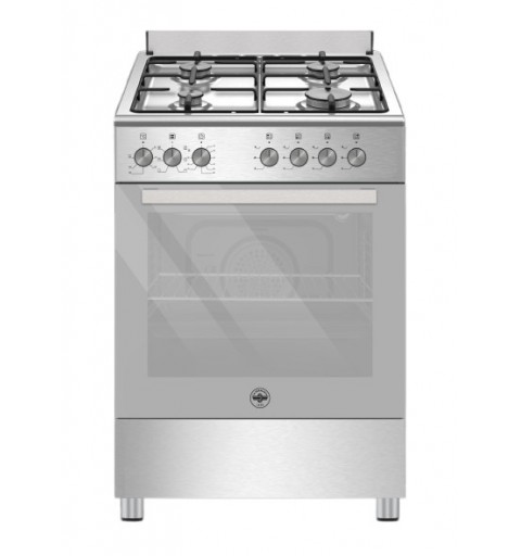 Bertazzoni La Germania SE664EX 24 Cuisinière A Electrique Gaz Acier inoxydable