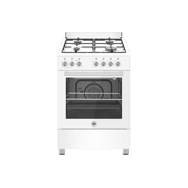 Bertazzoni La Germania SE664GB 24 Cuisinière A Gaz Blanc