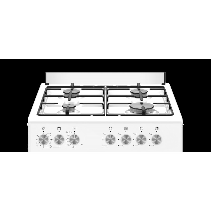 Bertazzoni La Germania SE664GB 24 Cocina independiente A Gas Encimera de gas Blanco