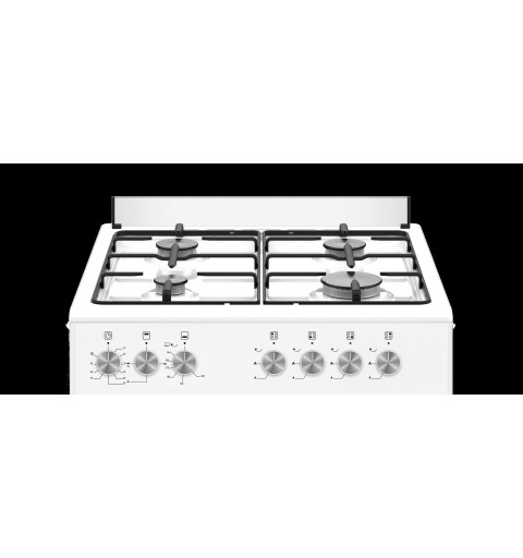 Bertazzoni La Germania SE664GB 24 Cocina independiente A Gas Encimera de gas Blanco