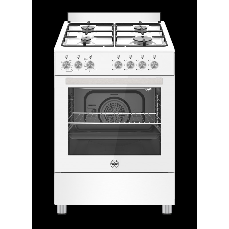 Bertazzoni La Germania SE664GB 24 Cocina independiente A Gas Encimera de gas Blanco