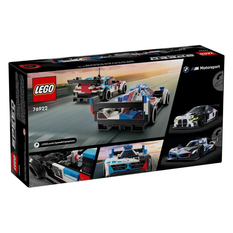 LEGO Auto da corsa BMW M4 GT3 e BMW M Hybrid V8 - 76922