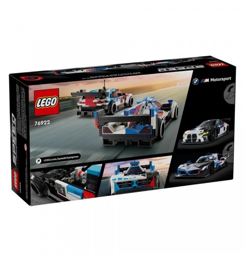 LEGO Auto da corsa BMW M4 GT3 e BMW M Hybrid V8 - 76922