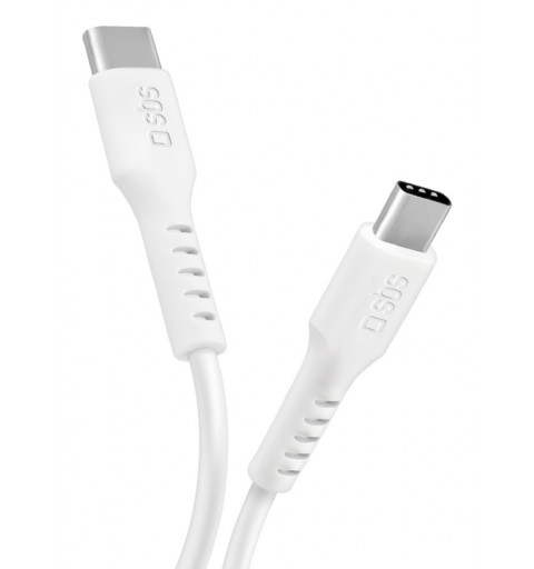 SBS TECABLETCC10W câble USB USB 2.0 1 m USB C Blanc