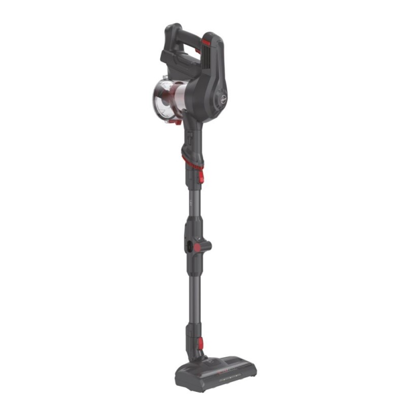 Hoover HF1, Aspirapolvere senza filo, Nero Rosso, 0,9L, Senza sacchetto