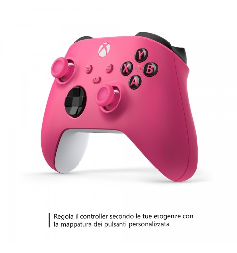 Microsoft Controller Wireless per Xbox - Deep Pink per Xbox Series X|S, Xbox One e dispositivi Windows