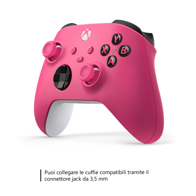 Microsoft Controller Wireless per Xbox - Deep Pink per Xbox Series X|S, Xbox One e dispositivi Windows