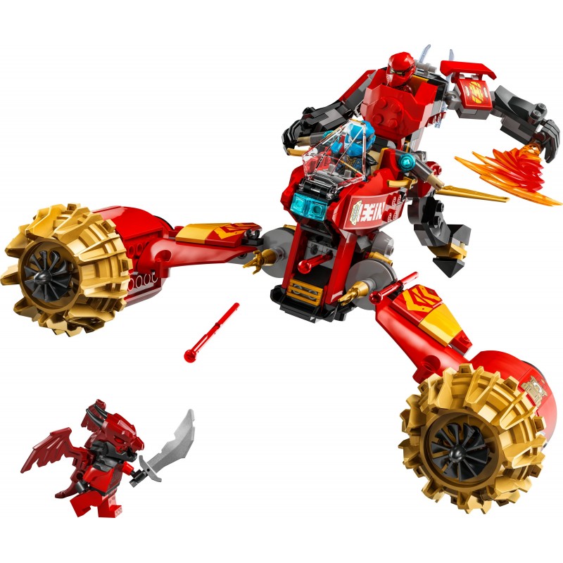 LEGO La moto tempête du robot de Kai