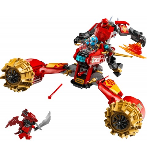 LEGO La moto tempête du robot de Kai