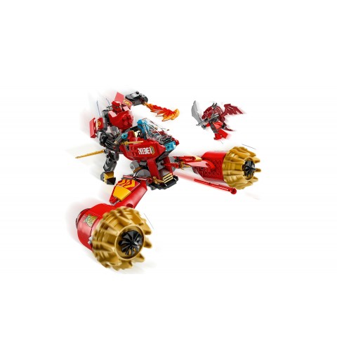 LEGO La moto tempête du robot de Kai