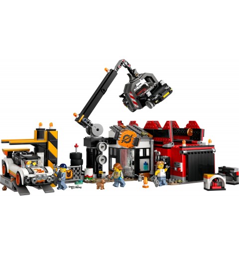 LEGO Schrottplatz mit Autos