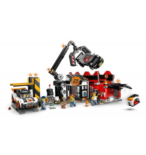 LEGO Schrottplatz mit Autos