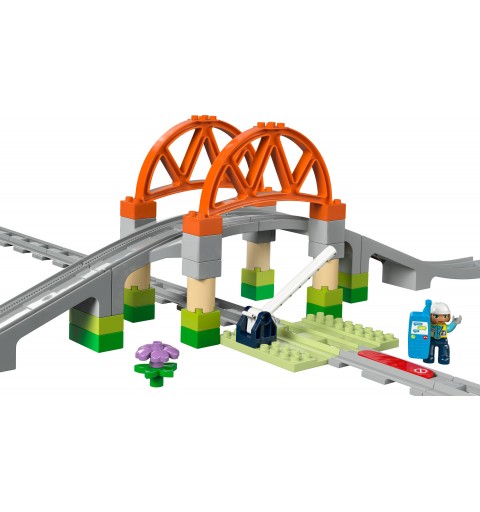 LEGO Set de Expansión Puente y Vías Ferroviarias