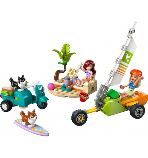 LEGO Surfing Dogs and Scooter Adventure