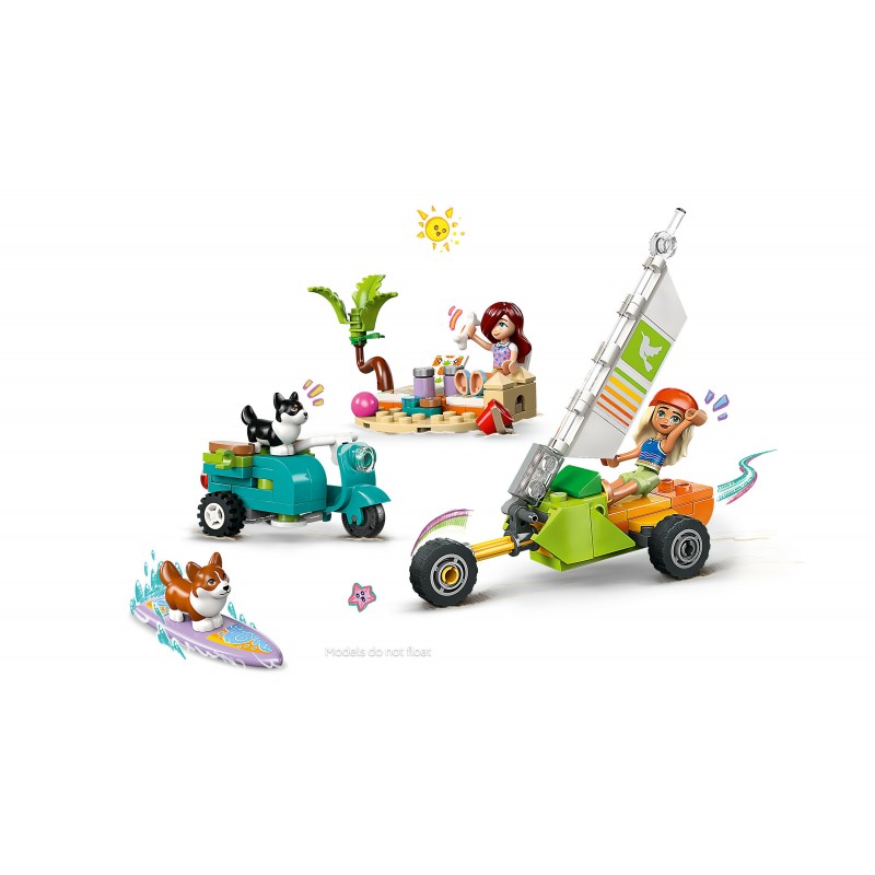 LEGO Avventure canine su windskate e sidecar