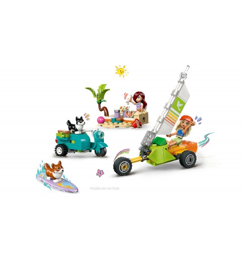 LEGO Avventure canine su windskate e sidecar