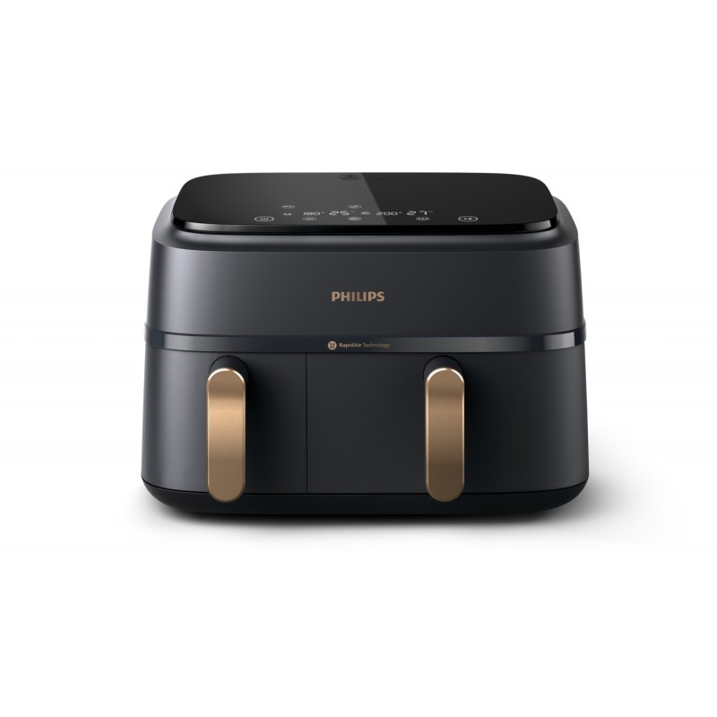 Philips 3000 series Airfryer doppio cestello, friggitrice ad aria da 9.0L, 12 metodi di cottura, App per ricette NA352 00