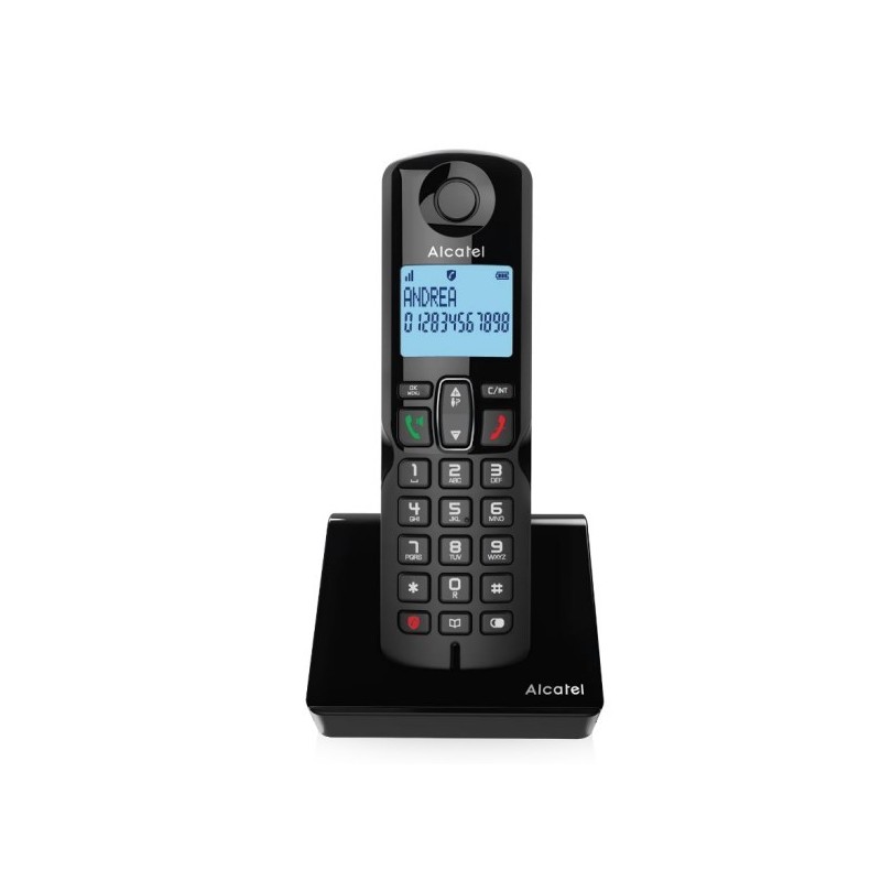 Alcatel S280 DUO BLK DECT-Telefon Anrufer-Identifikation Schwarz