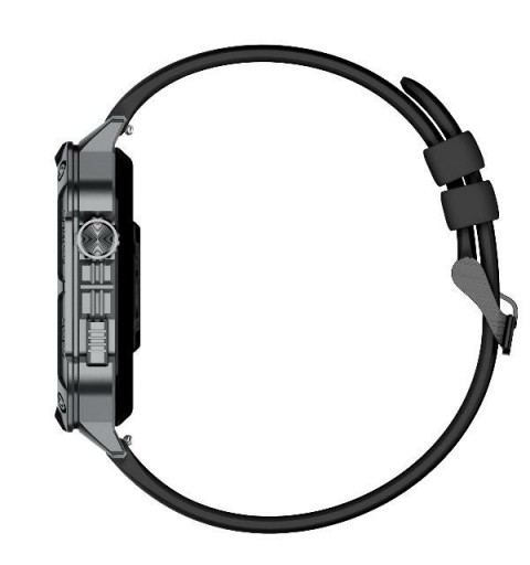 Nilox NXSWTRAILWATCH smartwatche et montre de sport 4,85 cm (1.91") Numérique 320 x 385 pixels Écran tactile Acier inoxydable